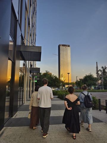 A walk after the meeting